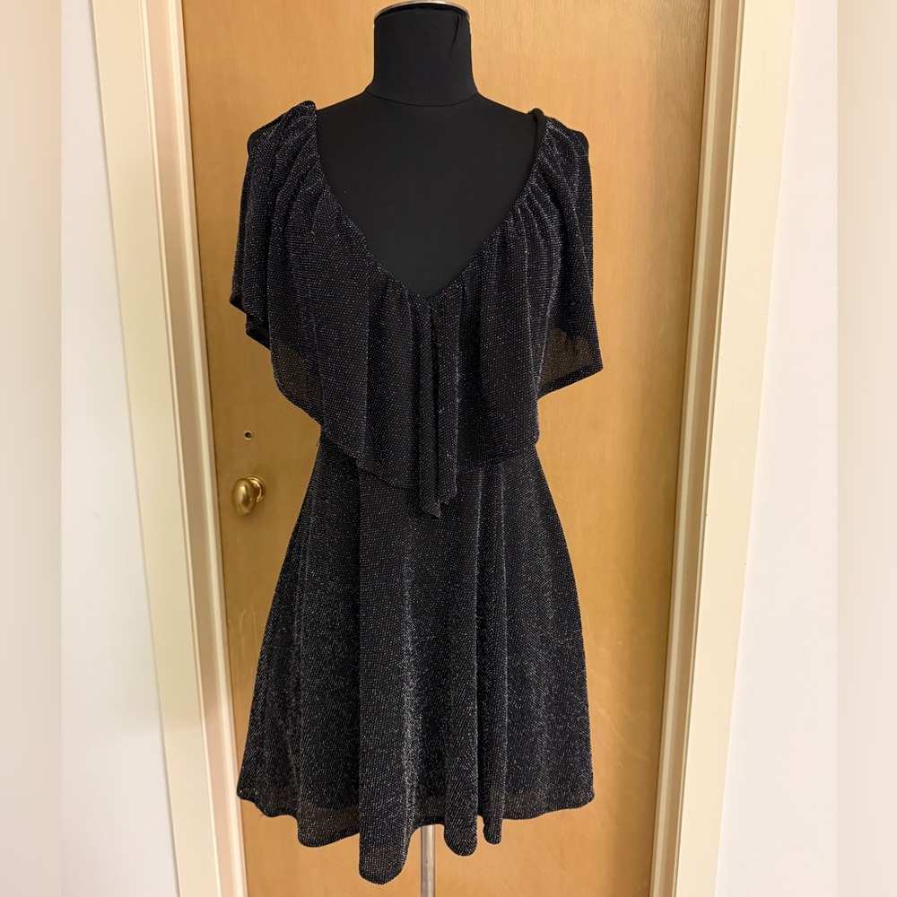 Show Me Your MuMu Black Glitter Dress